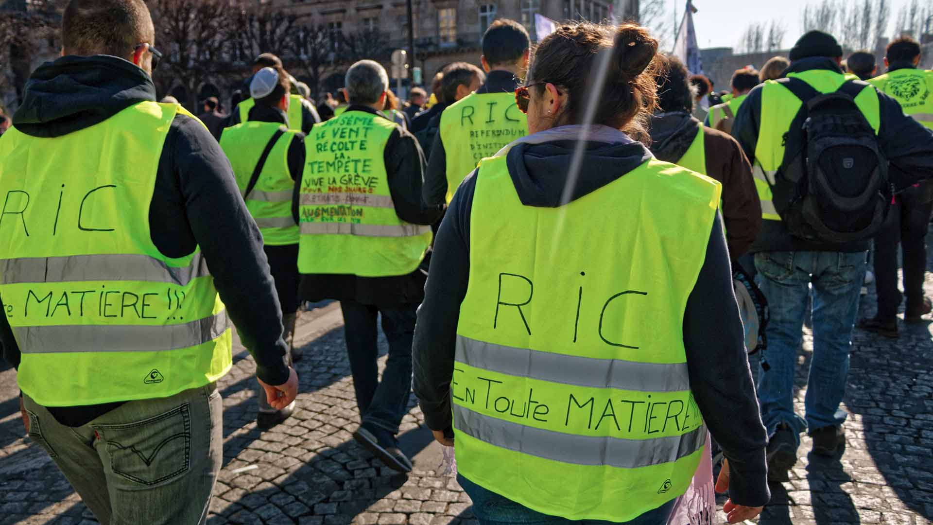 Manifestation des Gilets jaunes le  23-fev-2019  